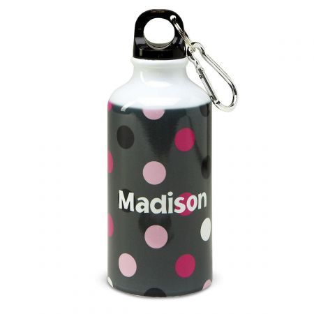 Grey Multi-Dots Water Bottle