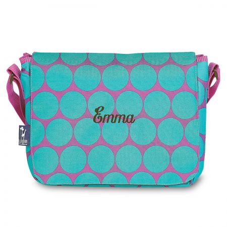 Aqua Dots Messenger Bag