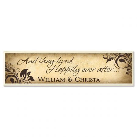 Happily Ever After Wooden Plaque