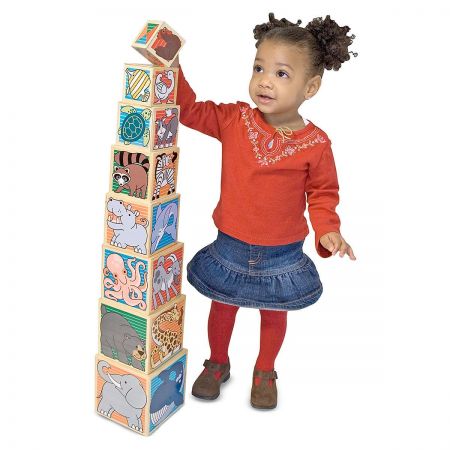 Animal Wooden Nesting Blocks by Melissa & Doug®