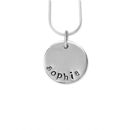 Hand-Stamped Circle Pendants - 4 Designs