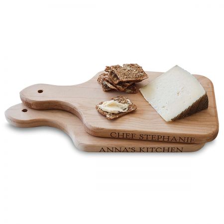 Red Alder Personalized Wood Cutting Board