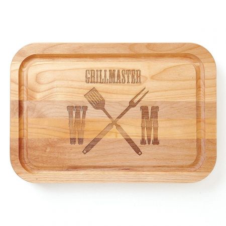 Grillmaster Alder Personalized Wood Cutting Board