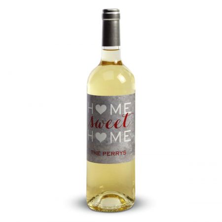 Home Sweet Home Personalized Wine Label