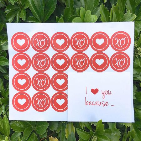 I Love You Because...Correspondence Cards