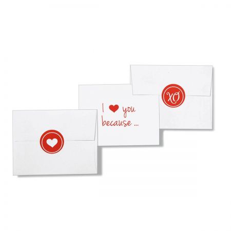 I Love You Because...Correspondence Cards