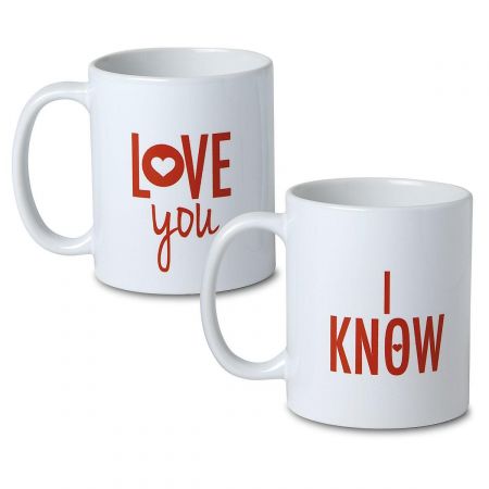 I Love You & I Know Mug