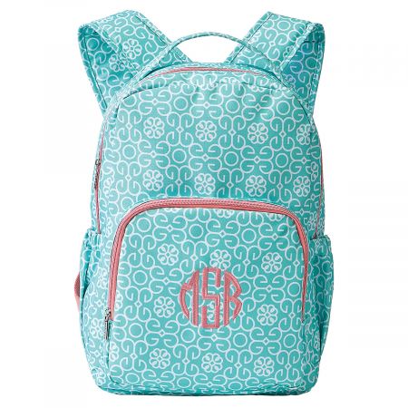 Mint Damask Backpack