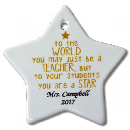You May Be Just a Teacher Christmas Personalized Ornaments