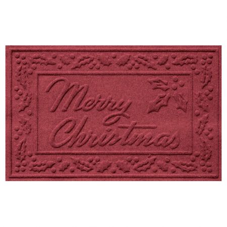 Merry Christmas Doormat - Red/Black - 816712A