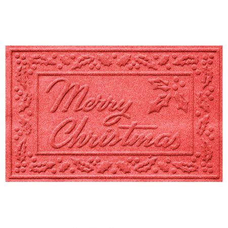Merry Christmas Doormat - Red - 816712C