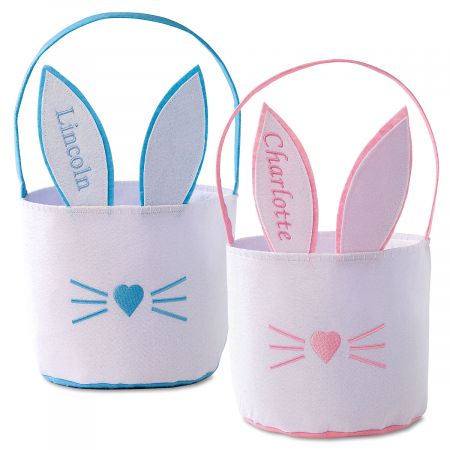 Personalized Bunny Easter Baskets