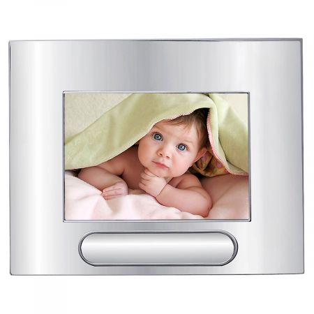 Personalized Silver-Plated Picture Frame