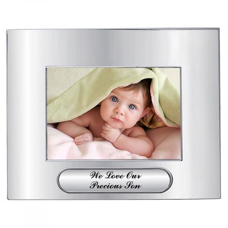 Personalized Silver-Plated Picture Frame