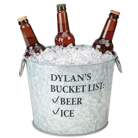 Personalized Bucket List Beer Bucket | Lillian Vernon