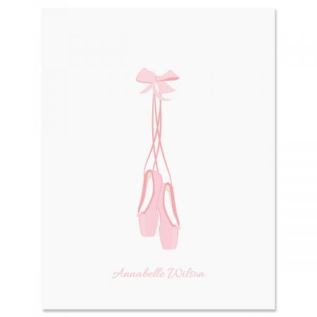 Ballet Slippers Note Cards | Lillian Vernon