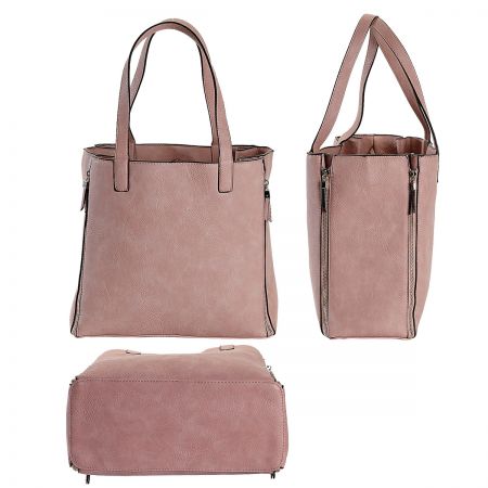 pink tote purse