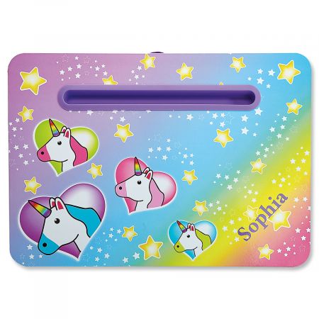 Personalized Unicorn Lap Desk Lillian Vernon