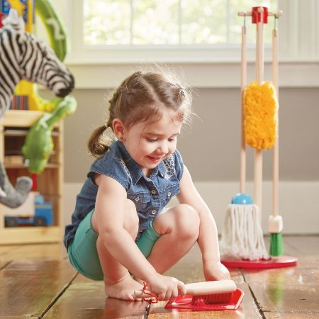 melissa and doug sweep and mop set