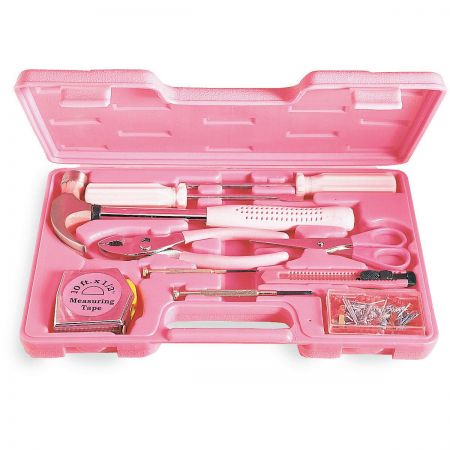 Pink Tool Set in Storage Case