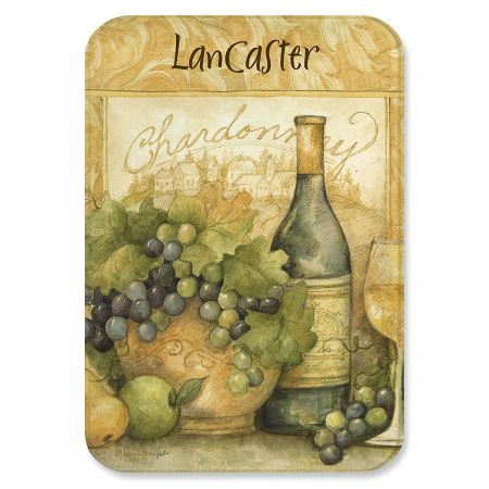 Wine Bottle Tempered Glass Cutting Board