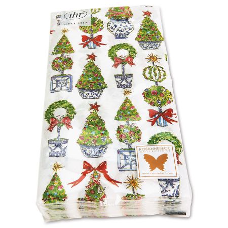 Topiary Trees Holiday Guest Towels Lillian Vernon