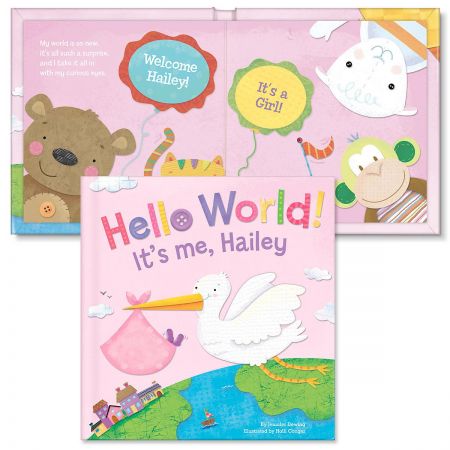 Hello World! Personalized Storybook for Girls