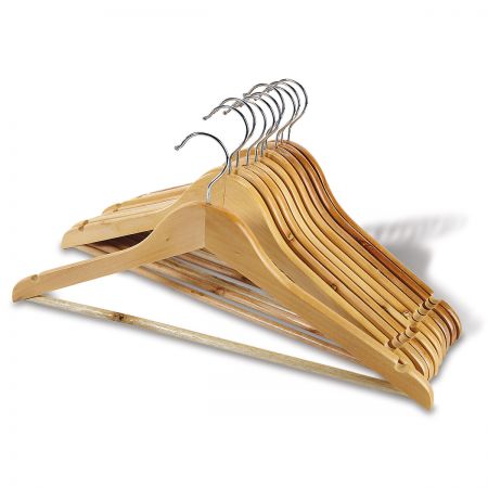 wooden closet hangers