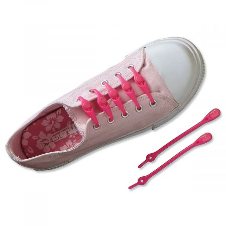 Pink Shoe Lacing System from Hickies®