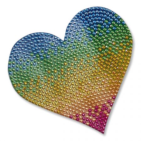 Rainbow Heart StickerBean™