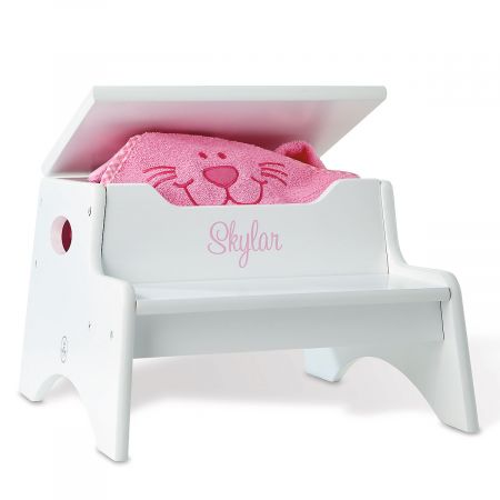 Personalized Step and Store Stool by Kidcraft