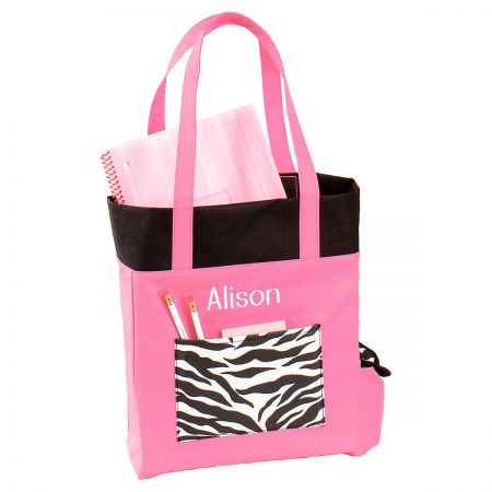 Zebra Print Tote Bag
