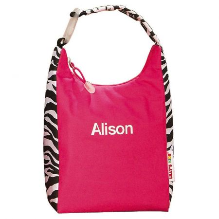 zebra lunch bag