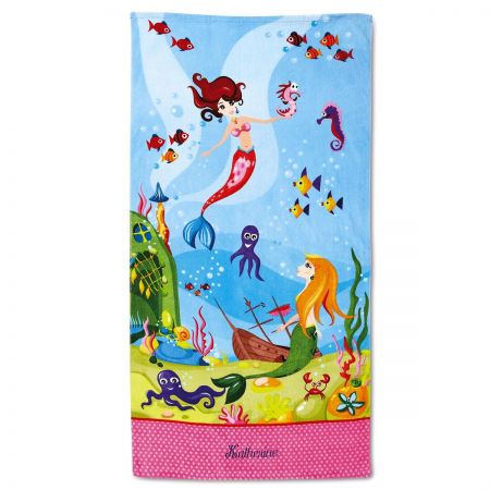 Mermaid Personalized Towel