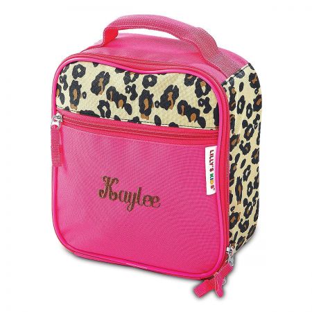 pink leopard purse