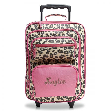 Leopard Spots 18" Rolling Luggage | Lillian Vernon