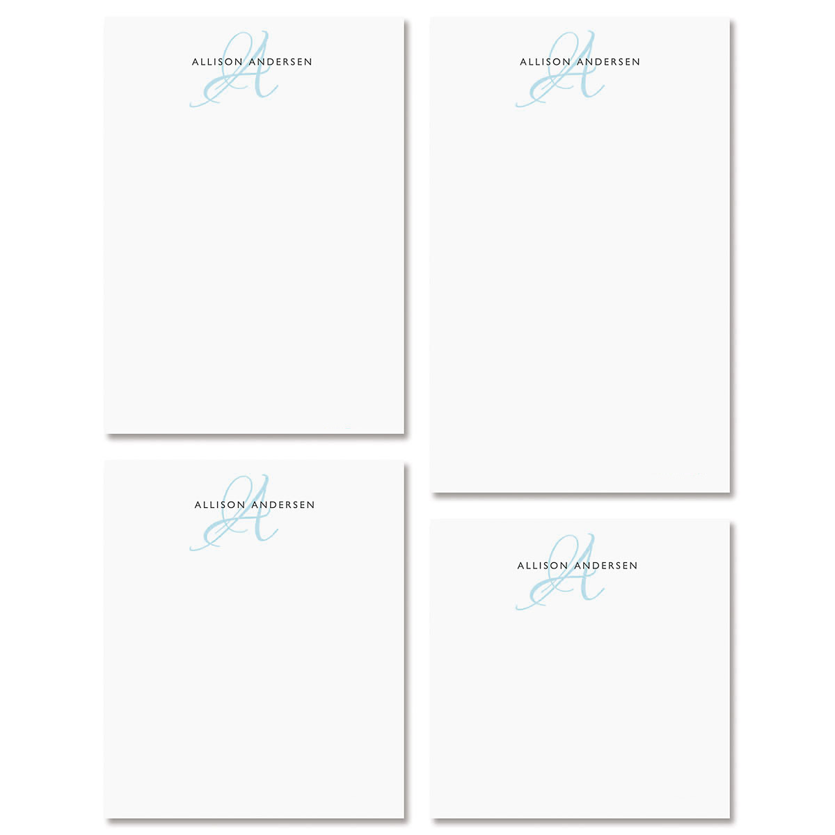 Initial Notepad Set Lillian Vernon