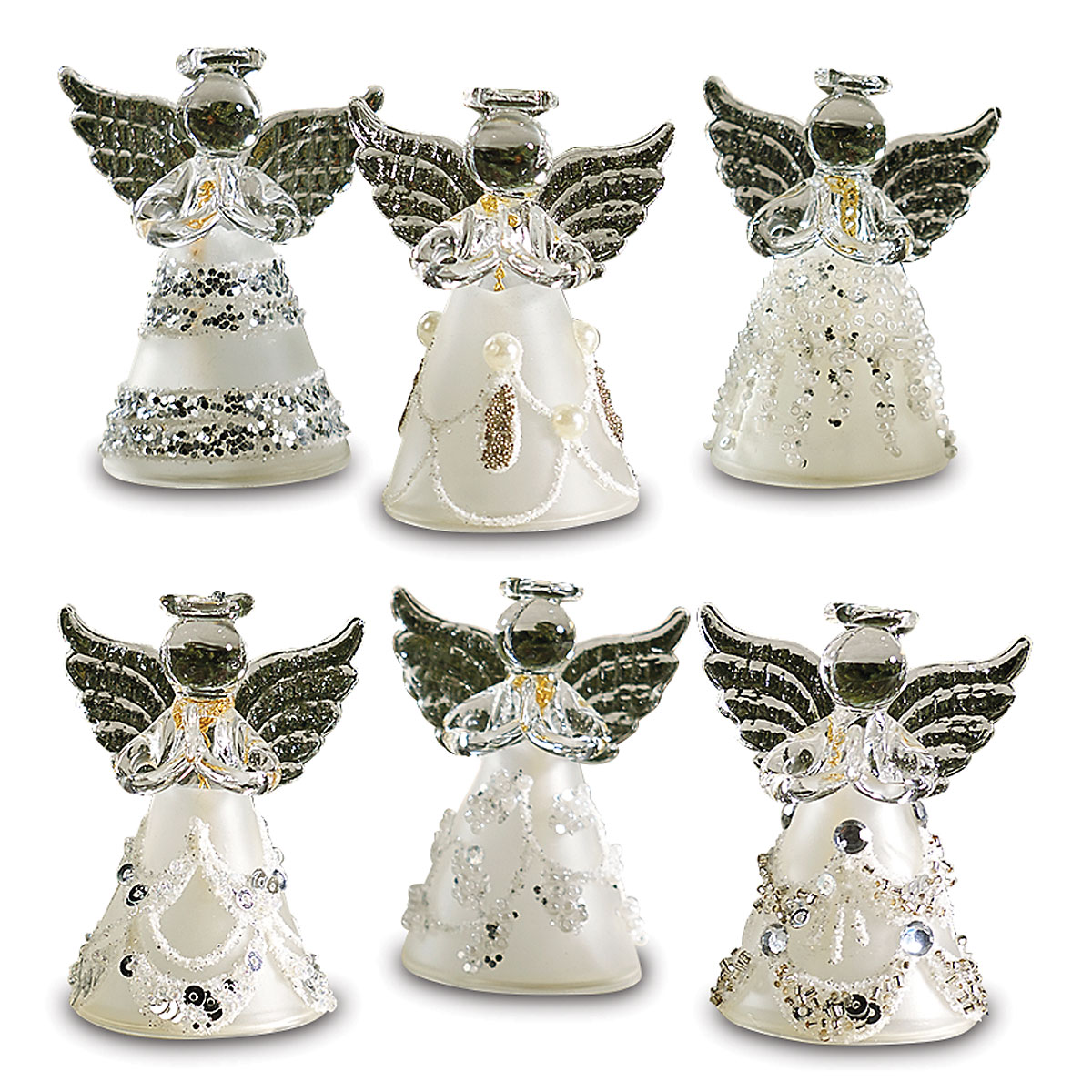 21 Silverware factory Angel Christmas Ornaments