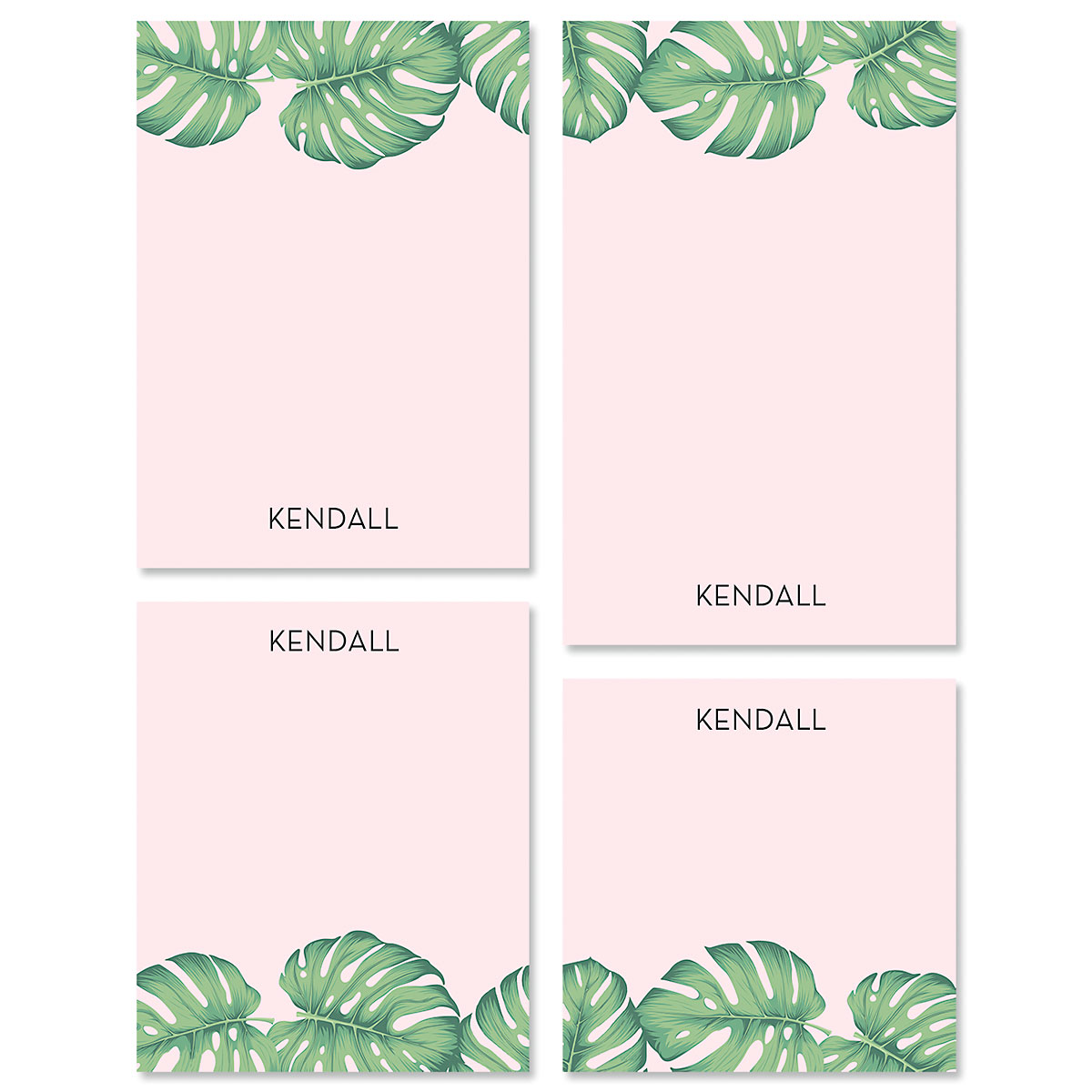 Pink Palms Notepads Lillian Vernon