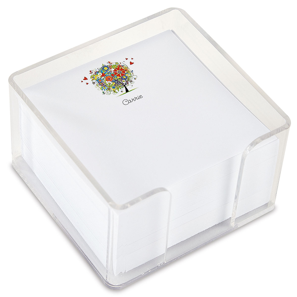 Personalized Love & Happiness Notes in a Cube