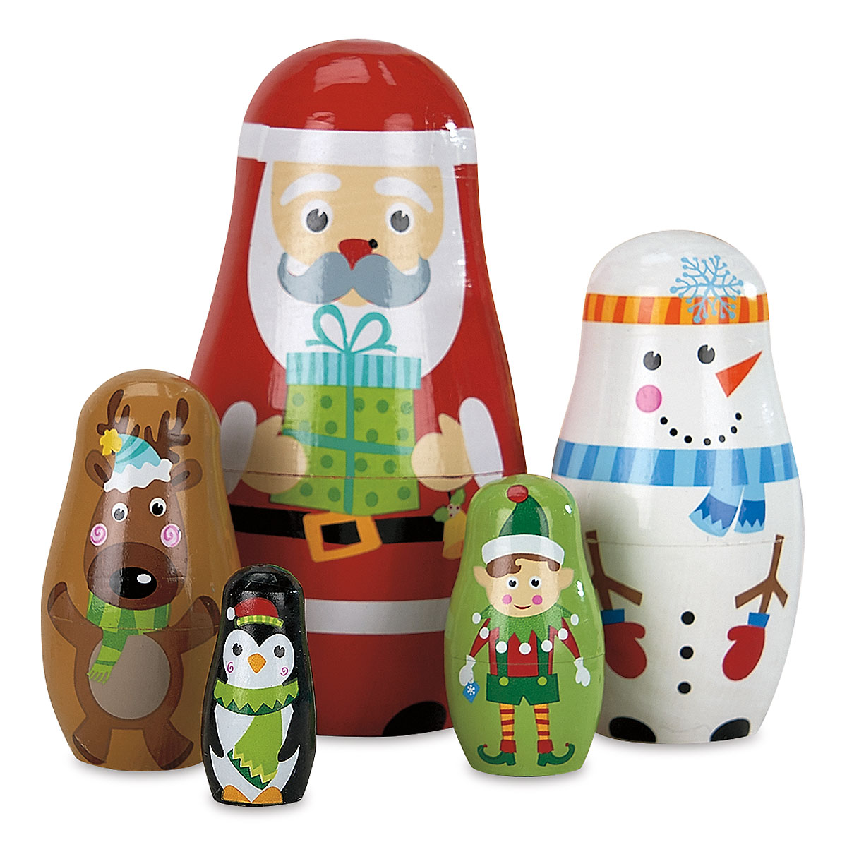 Santa's Pals Nesting Dolls | Lillian Vernon