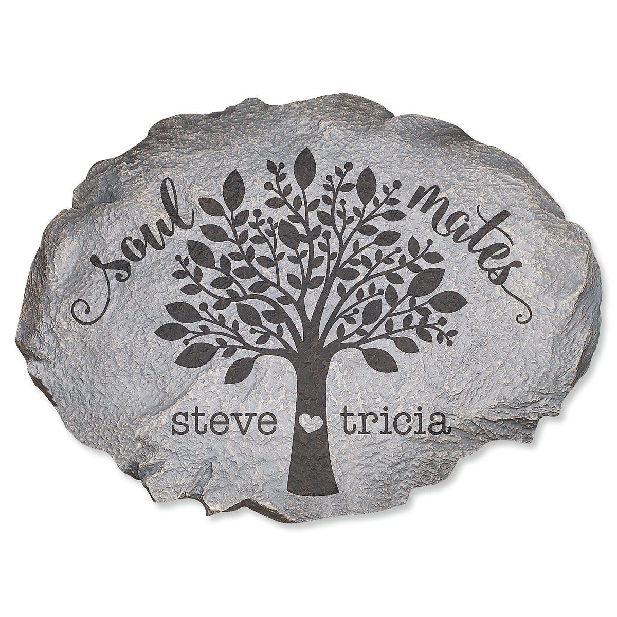Soulmates Personalized Garden Stone