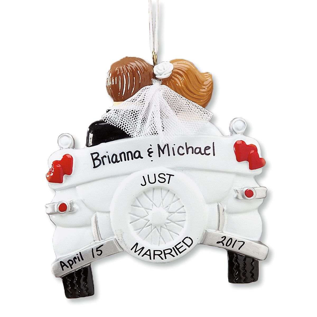 just married wedding personalized ornaments lillian vernon just married wedding personalized ornaments lillian vernon