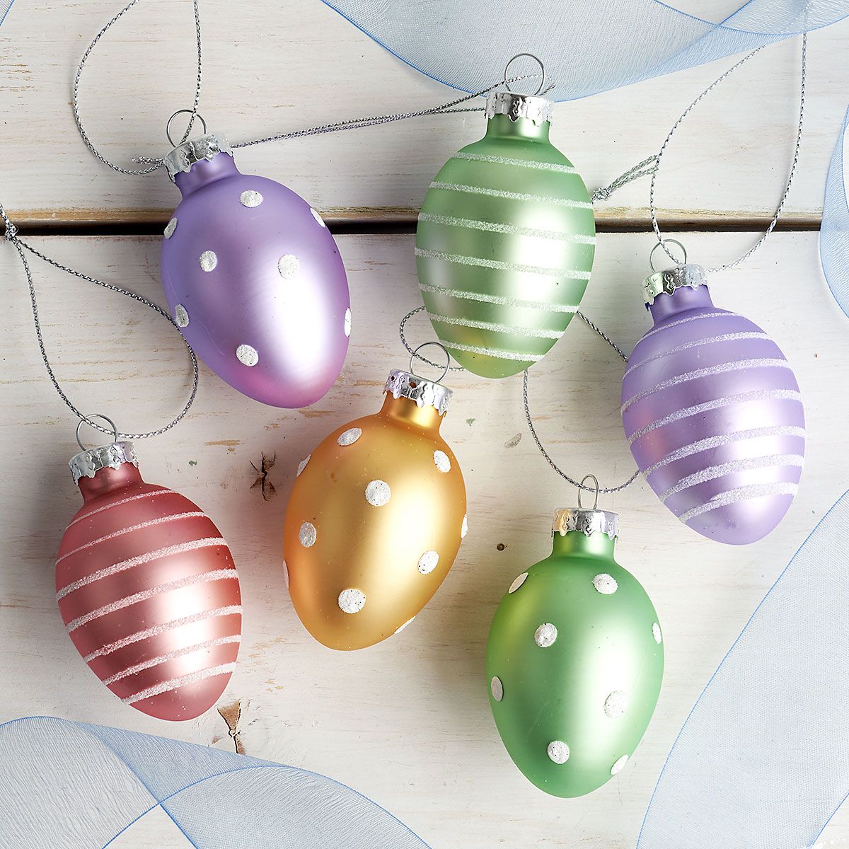 Pastel Easter Egg Ornaments Lillian Vernon