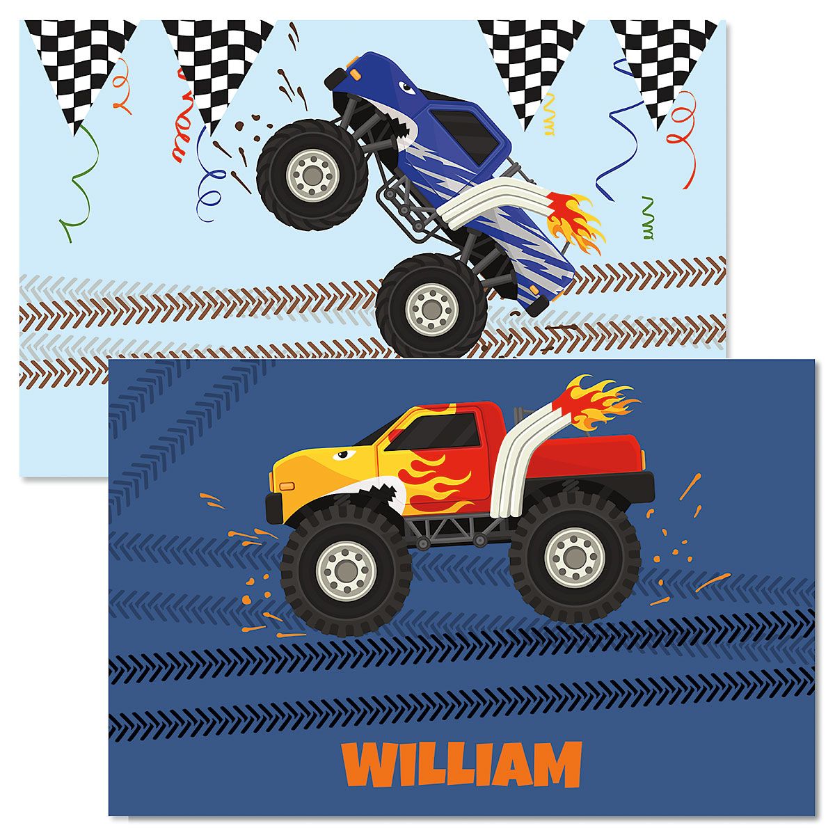 personalized over the road toy trucks