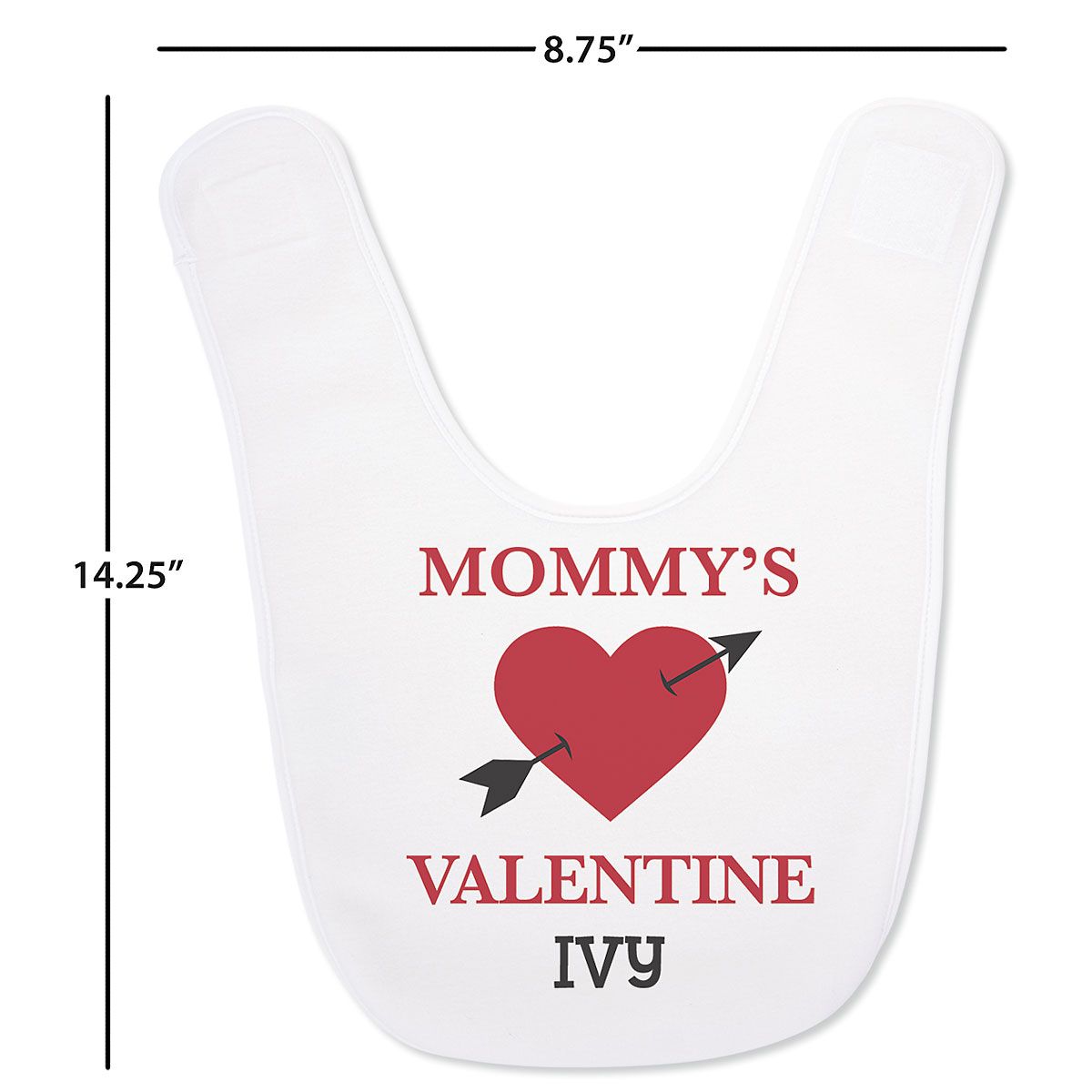 valentines bib