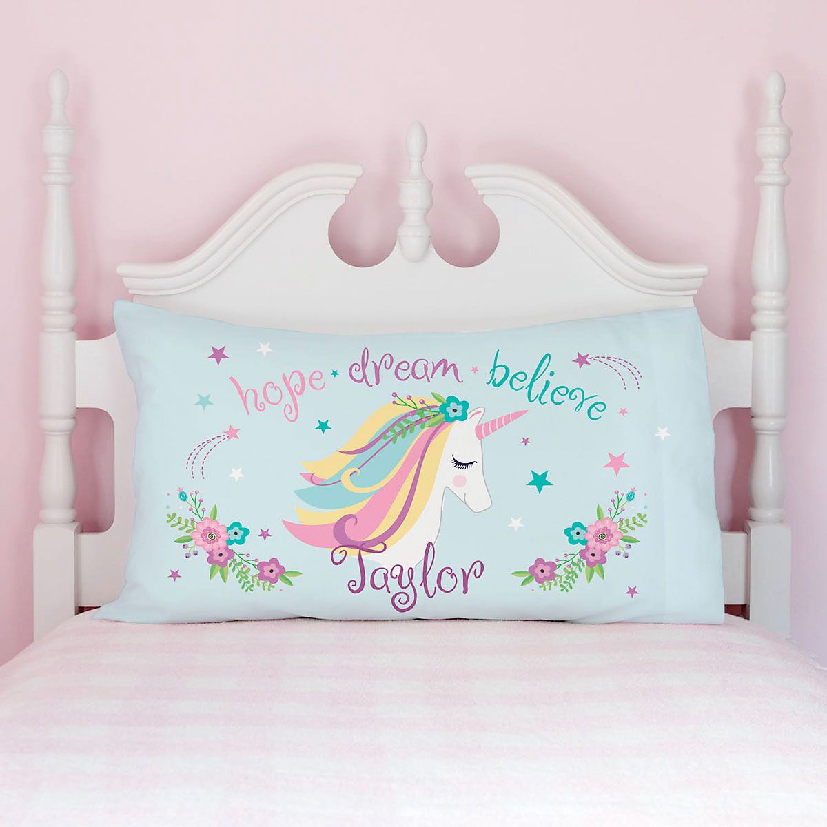 Personalized Unicorn Pillow Case Lillian Vernon