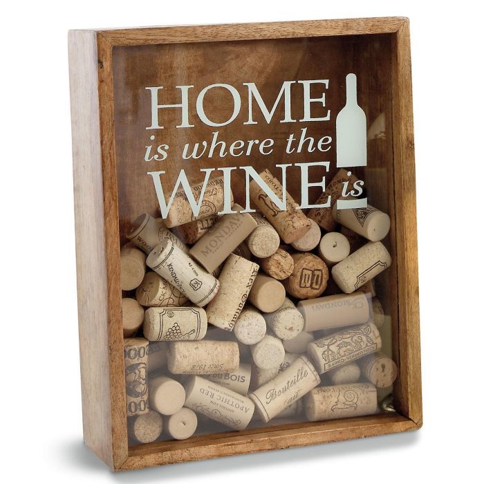 Wine Cork Display Box by Mud Pie Lillian Vernon
