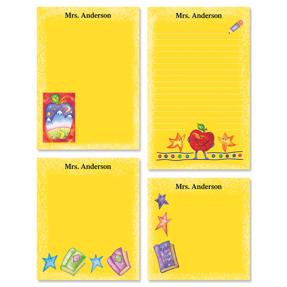 Teacher Notepads Set Lillian Vernon