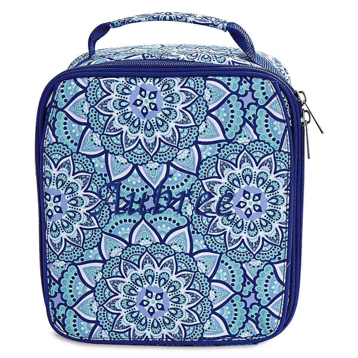 Lands' End Kids Insulated Ez Wipe Printed Lunch Box - - Light Blue Space  Unicorns : Target